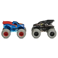 Monster Jam, Monster trucks Batman vs. Superman officiels qui changent de couleur en métal moulé, échelle 1:64