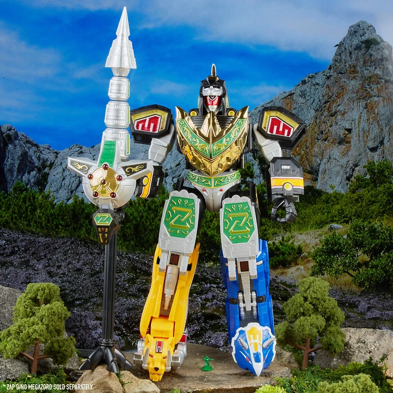 Hasbro Power Ranges Lightning Collection, Zord Ascension Project, Mighty Morphin Dragonzord, échelle 1 : 144, figurine premium de collection