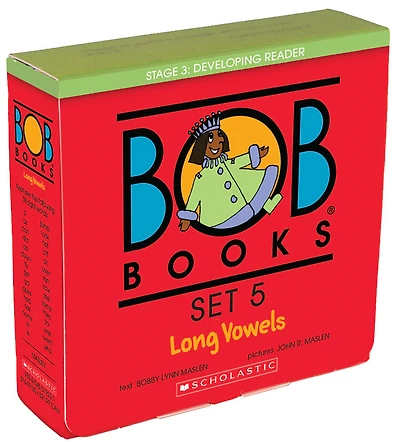 Bob Books: Long Vowels Box Set (Stage 3: Developing Reader) - Édition anglaise