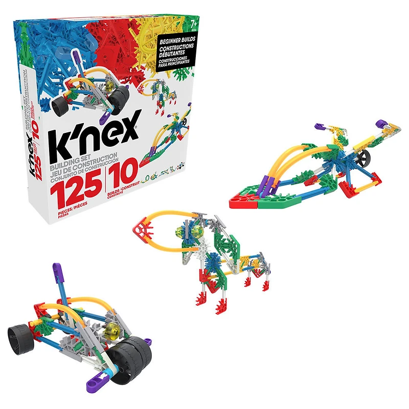 K'NEX - Beginner Builds - 125piece/10 Model