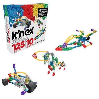 K'NEX - Beginner Builds  - 125piece/10 Model