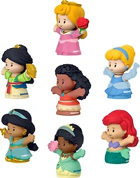Fisher-Price Little People Disney Princess Toys, 7-Figure Pack for Toddlers and Preschool Kids