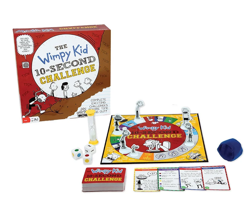 Pressman: Diary of a Wimpy Kid: Jeu de 10 secondes de défi  - Édition anglaise
