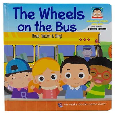 My First Video Book Wheels on the Bus Augmented Reality Story Book.