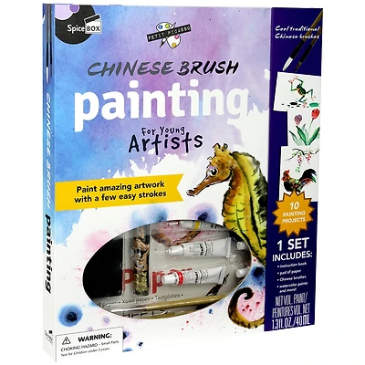 SpiceBox Trousses d'art pour enfants, Petit Picasso, Peinture chinoise, Tranche d'âge - Édition anglaise