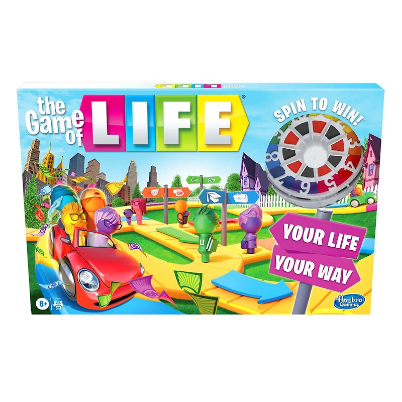 Destins Le jeu de la vie, jeu de plateau pour la famille, 2 à 4 joueurs (Anglaise)