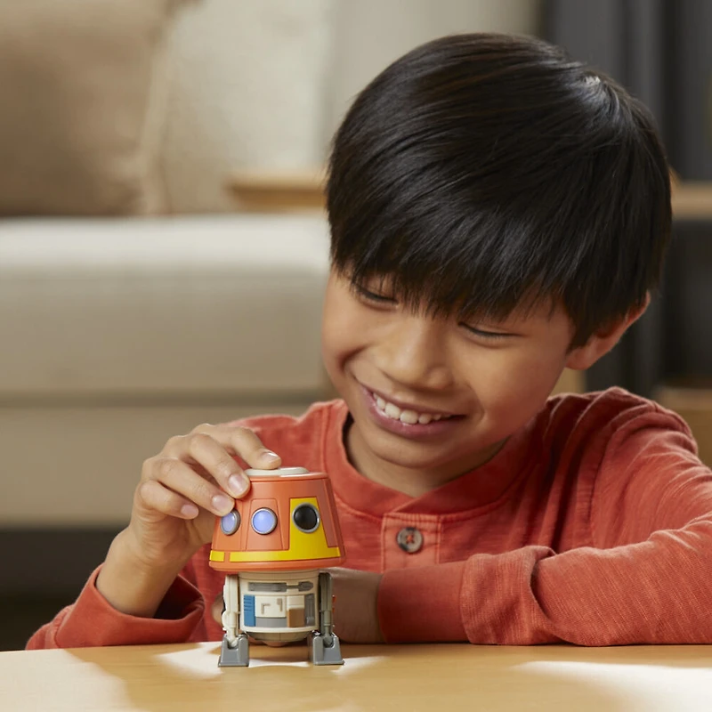 Star Wars Droidables Chopper (C1-10P), figurine électronique Star Wars, jouets interactifs (10 cm)