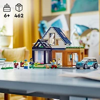 LEGO City Family House and Electric Car 60398 Building Toy Set (462 Pieces)