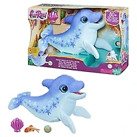 furReal Dazzlin' Dimples My Playful Dolphin, 80+ Sounds and Reactions, Interactive Toy Electronic Pet