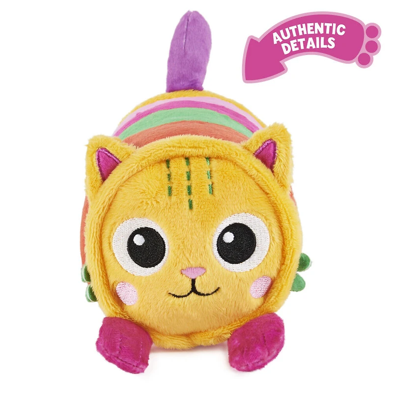 Gabby's Dollhouse, Peluche Purr-ific Plush Pillow Cat de 20,3 cm