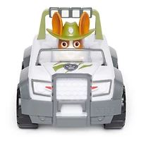 PAW Patrol, Tracker Jungle Cruiser, Camion avec figurine articulée à collectionner, jouets respectueux de la planète