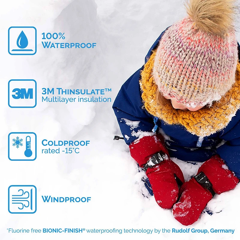 Kids Waterproof Mittens | Prairie Flowers