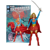 DC Direct Page Punchers Supergirl (Supergirl : Femme de demain) Figurine 7 pouces avec Comic