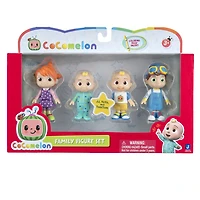 CoComelon, paquet de 4 figurines - ensemble familial