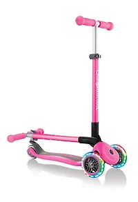 Primo Foldable Light-Up Scooter - Deep Pink