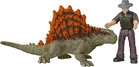 Figurines MINIS Jurassic World: Dominion, coffret Combat Total de 5 jouets inspirés de films