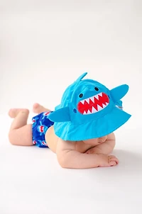 Zoocchini - Ensemble de couches et de bonnets de bain - Requin