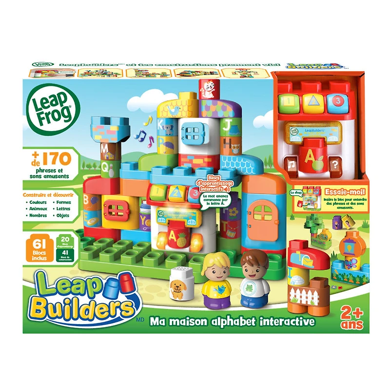 LeapFrog LeapBuilders Ma maison alphabet interactive - Édition française