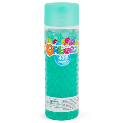 Orbeez, Tube de billes Orbeez gonflées contenant 400 Orbeez Turquoise précieux