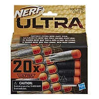 Recharge de 20 fléchettes Nerf Ultra One.