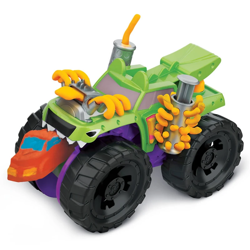 Play-Doh Wheels Chompin' Monster Truck Toy with Car Accessory