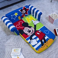 Mobilier Marshmallow - Canapé dépliable en mousse 2-en-1 pour enfants, Disney Mickey Mouse, par Spin Master