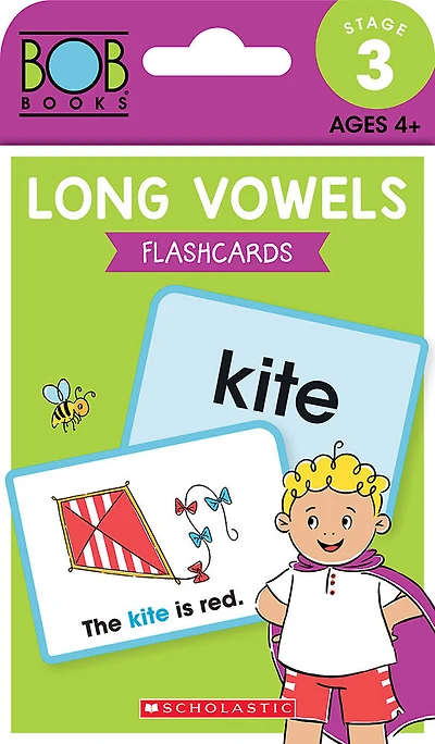 Bob Books - Long Vowels Flashcards | Phonics, Ages 4 and up, Kindergarten (Stage 3: Developing Reader) - English Edition
