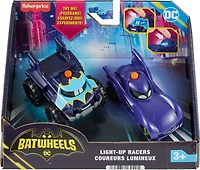 Fisher-Price - DC Batwheels - Coureurs lumineux - Bam et Buff, 1:55