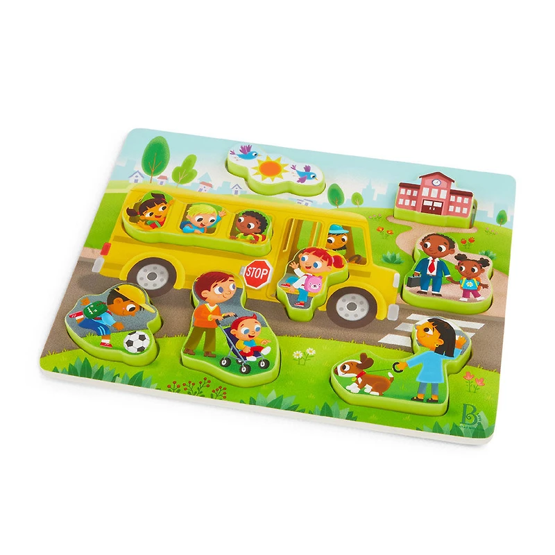 B. toys - Peek & Explore - School Bus