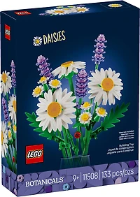 LEGO Botanicals Les Marguerites, Ensemble de Construction de Décoration Florale pour Enfants, Cadeau pour Filles et Garçons 11508