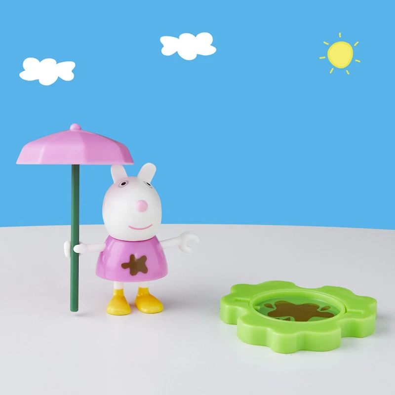 Peppa Pig Suzy joue dans la boue, figurine Suzy
