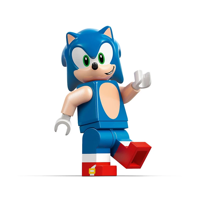 LEGO Sonic The Hedgehog Sonic : Le Speedster Lightning, Jouet de Construction de Voiture de Course pour Enfants 77117