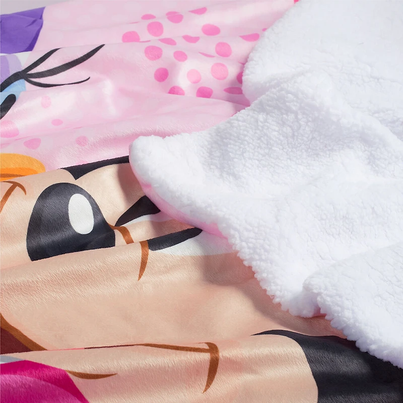 Couverture Sherpa Disney Minnie Mouse, 60 x 80 pouces