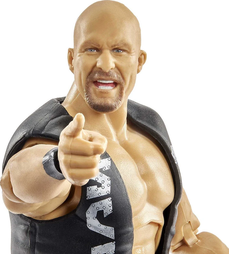 WWE WrestleMania - Figurine articulée Élite "Stone Cold" Steve Austin