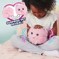 What the Fluff, Purr 'n Fluff, Surprise Reveal Interactive Toy Pet