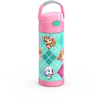 Bouteille avec paille isolée SS Vac de 14 oz - Paw Patrol