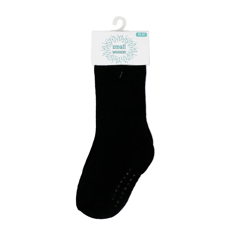 Small Wonder - Toddler  Sock, Black 2T-4T