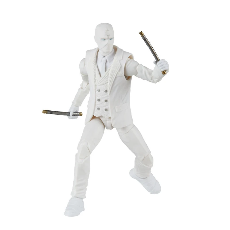 Marvel Legends Series, figurine Mr. Knight de 15 cm de la série MCU Disney+, 4 accessoires et 1 pièce Build-a-Figure
