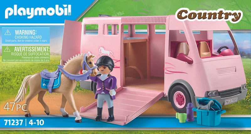 Playmobil - Van avec chevaux