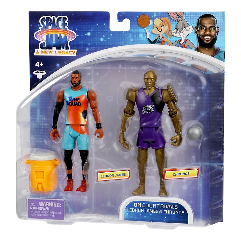 Space Jam S1 Buddy Figure 2 Pack - Lebron & Chronos - Édition anglaise - Notre exclusivité