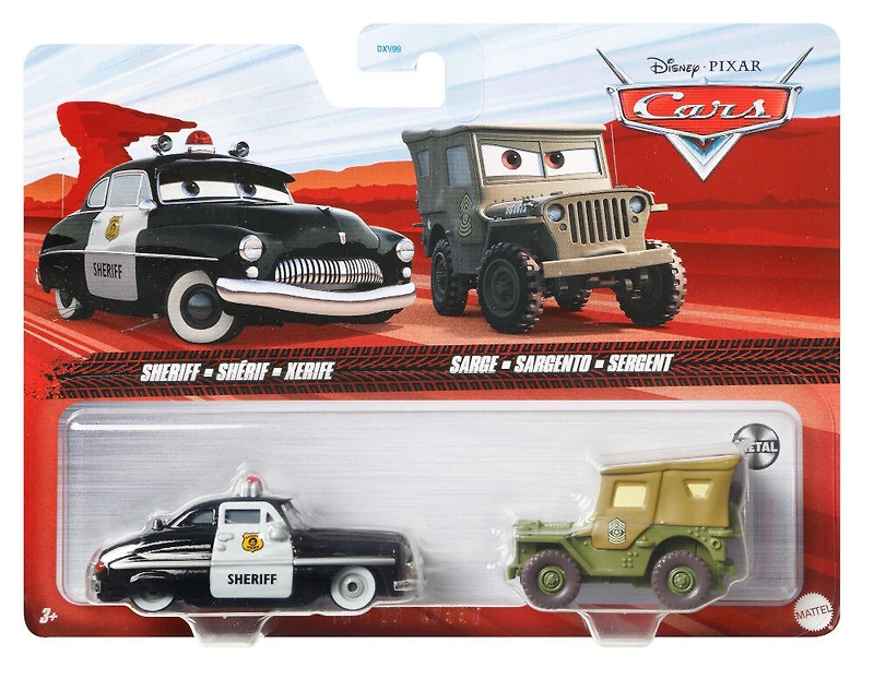 Disney/Pixar - Les Bagnoles - Coffret de 2 - Shérif et Sargento