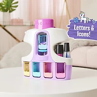 Cool Maker, GO GLAM U-nique Nail Salon with Portable Stamper, 5 Design Pods and Dryer, Nail Kit Kids Toys