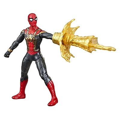 Marvel Spider-Man, figurine Deluxe Spider-Man Toile tornade inspirée du film