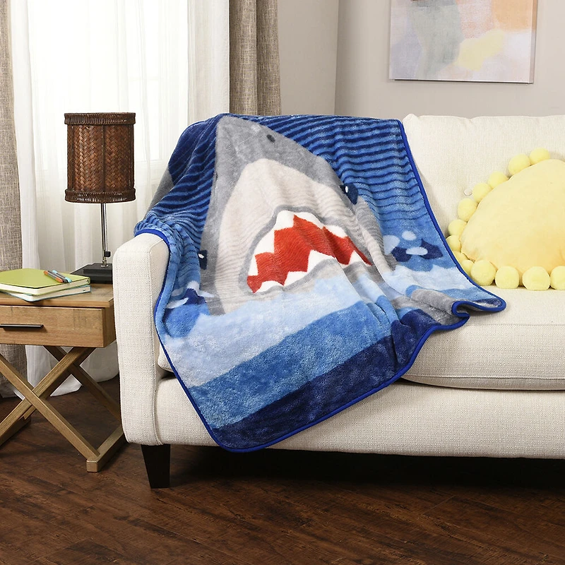 Shark Plush Throw Blanket 40" x 50"