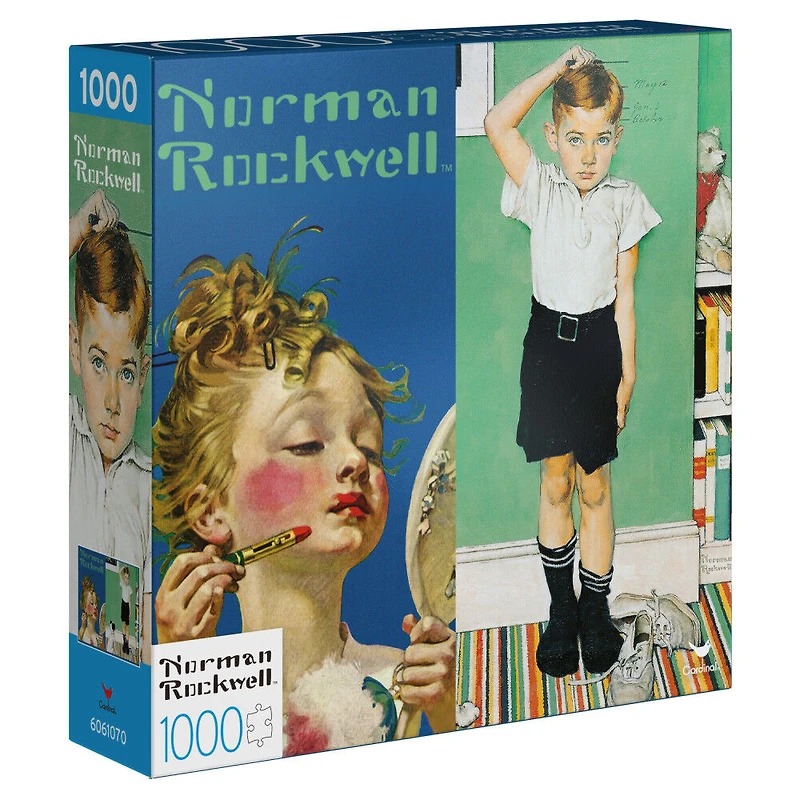 Puzzle de 1 000 pièces, Frères et soeurs de Norman Rockwell