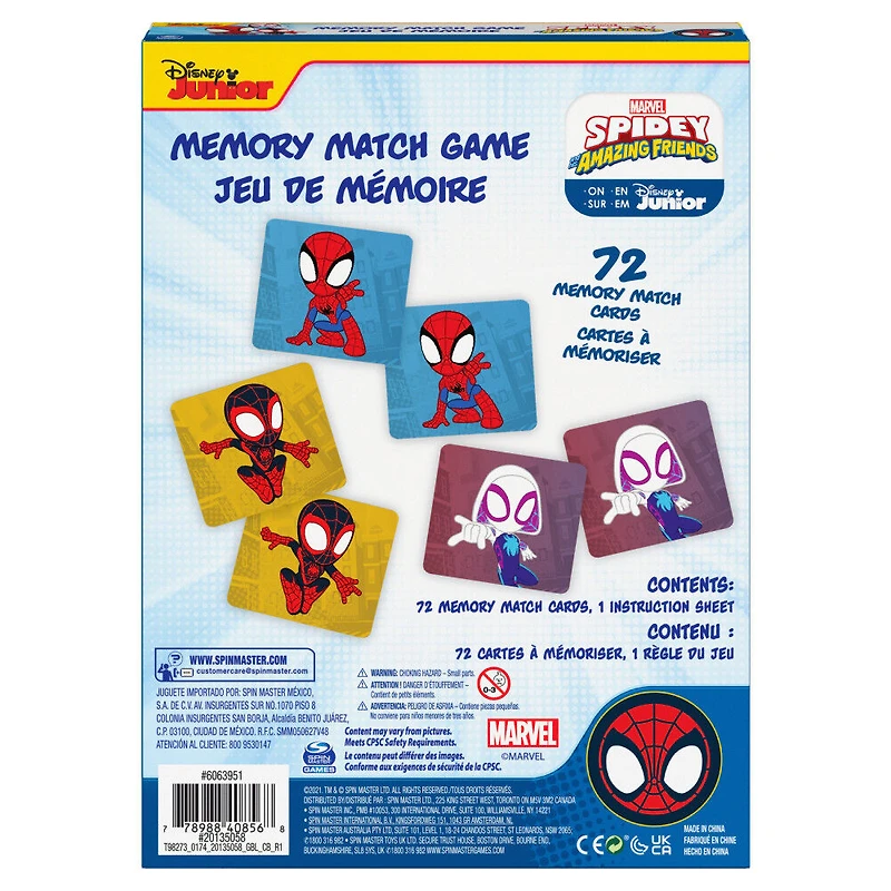 Marvel Spider-Man amis extraordinaires, Jeu de mémoire