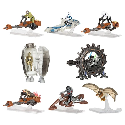 Assortiment de véhicules et de figurines Star Wars de 5 cm - Série 3