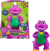 Fisher-Price-Barney Mains en Cur-figurine musicale avec lumières