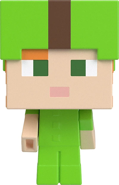 Minecraft Mob Head Minis Alex in Dyed Leather Armor