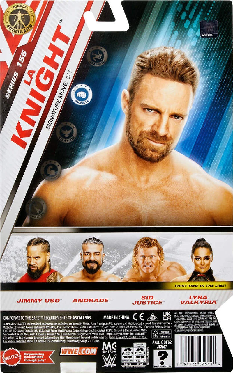 WWE Main Event Series LA Knight Action Figure